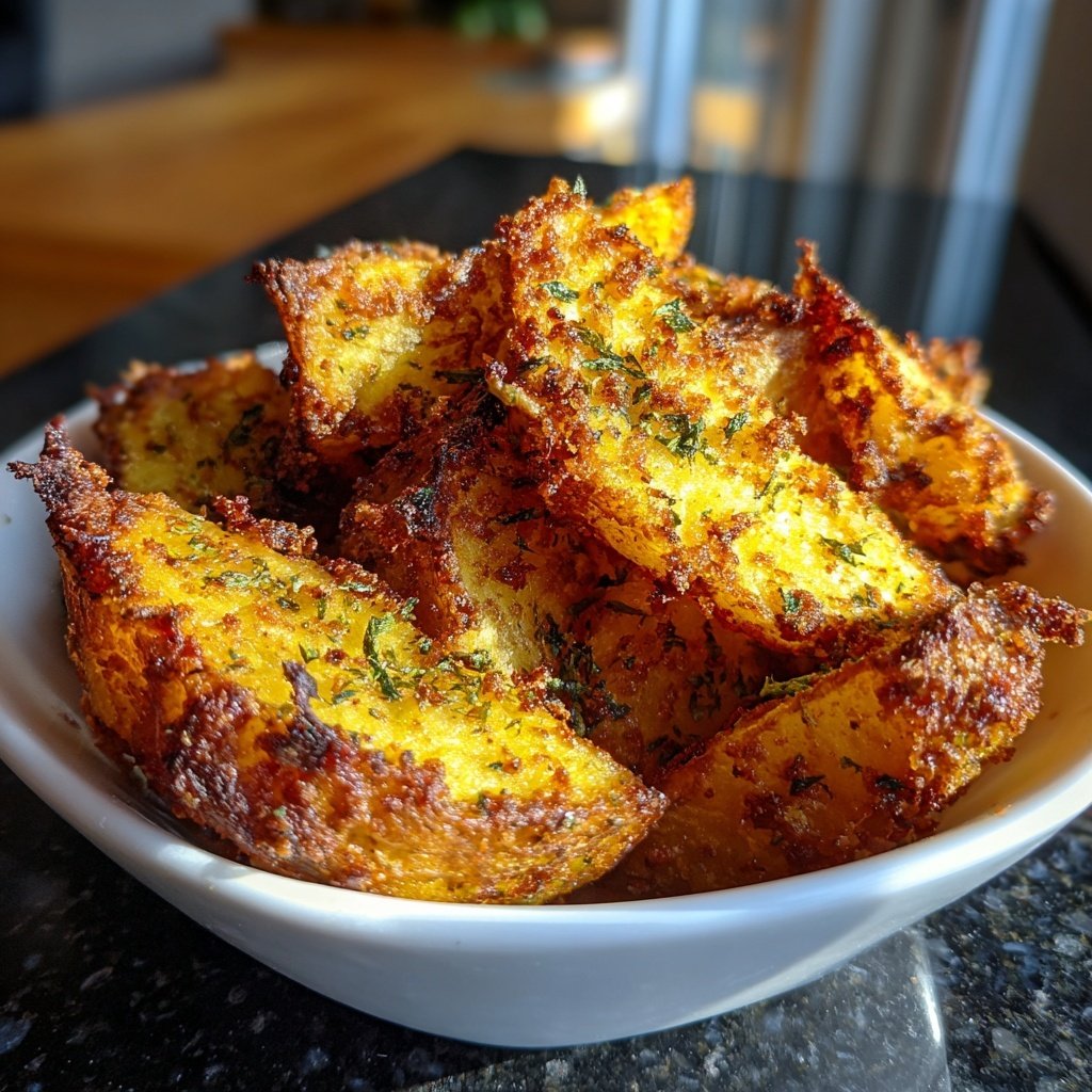 Knusprige Süßkartoffelwedges im Airfryer