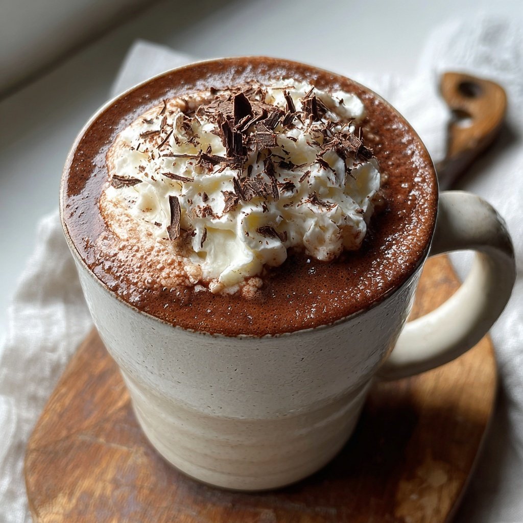 Dicke heiße Schokolade