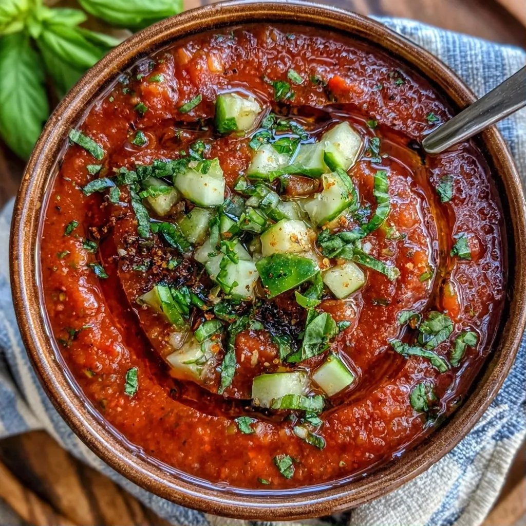 Kalte Tomaten Gazpacho