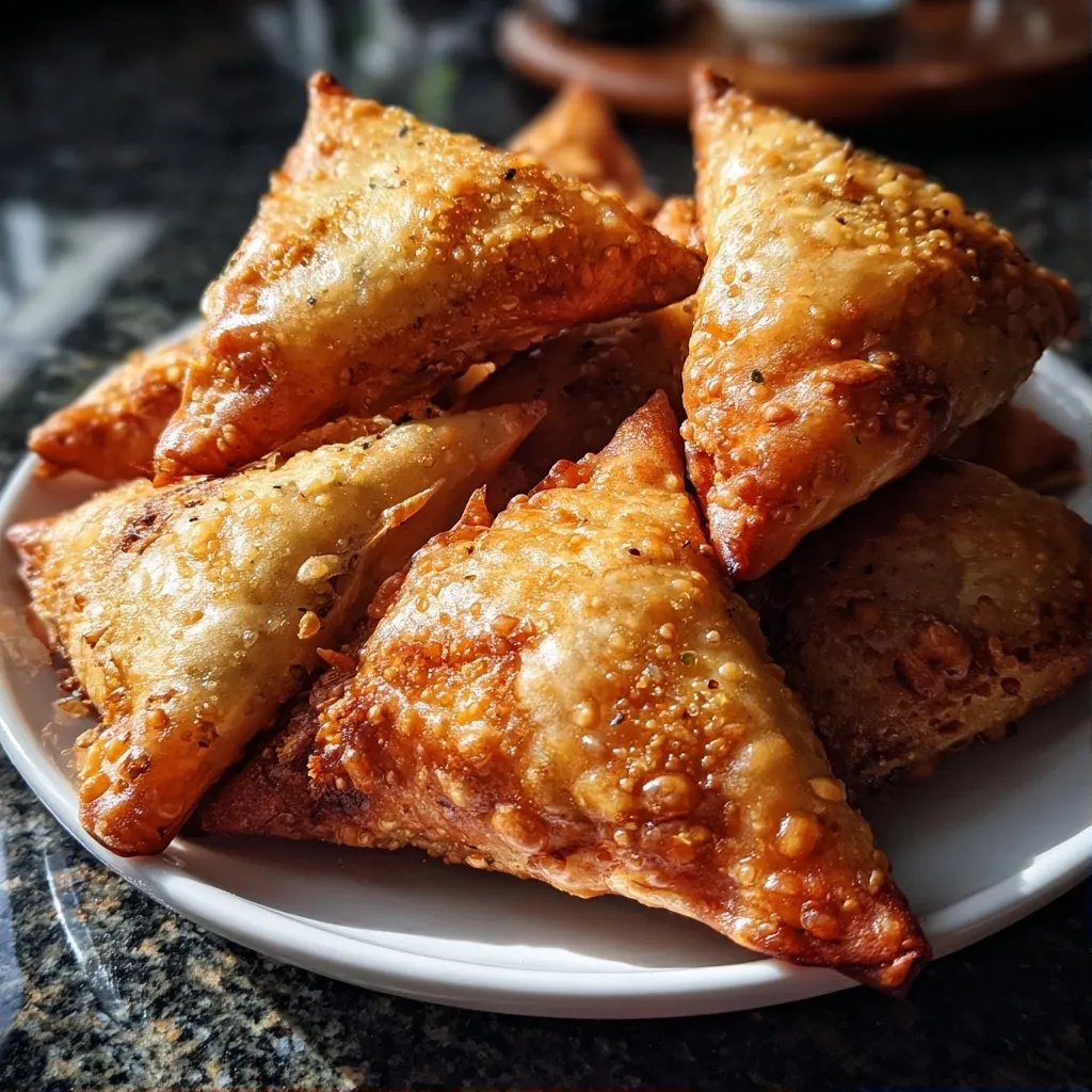 Samosa Gefüllt Knusprig