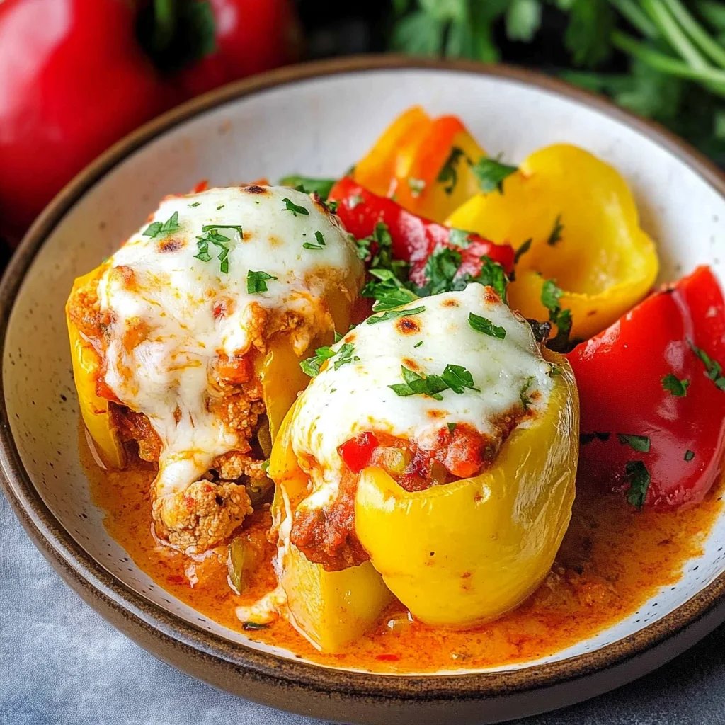 Vegetarisch gefüllte Paprika mit Reis und Feta: Ein Unglaublich Ultimatives Rezept