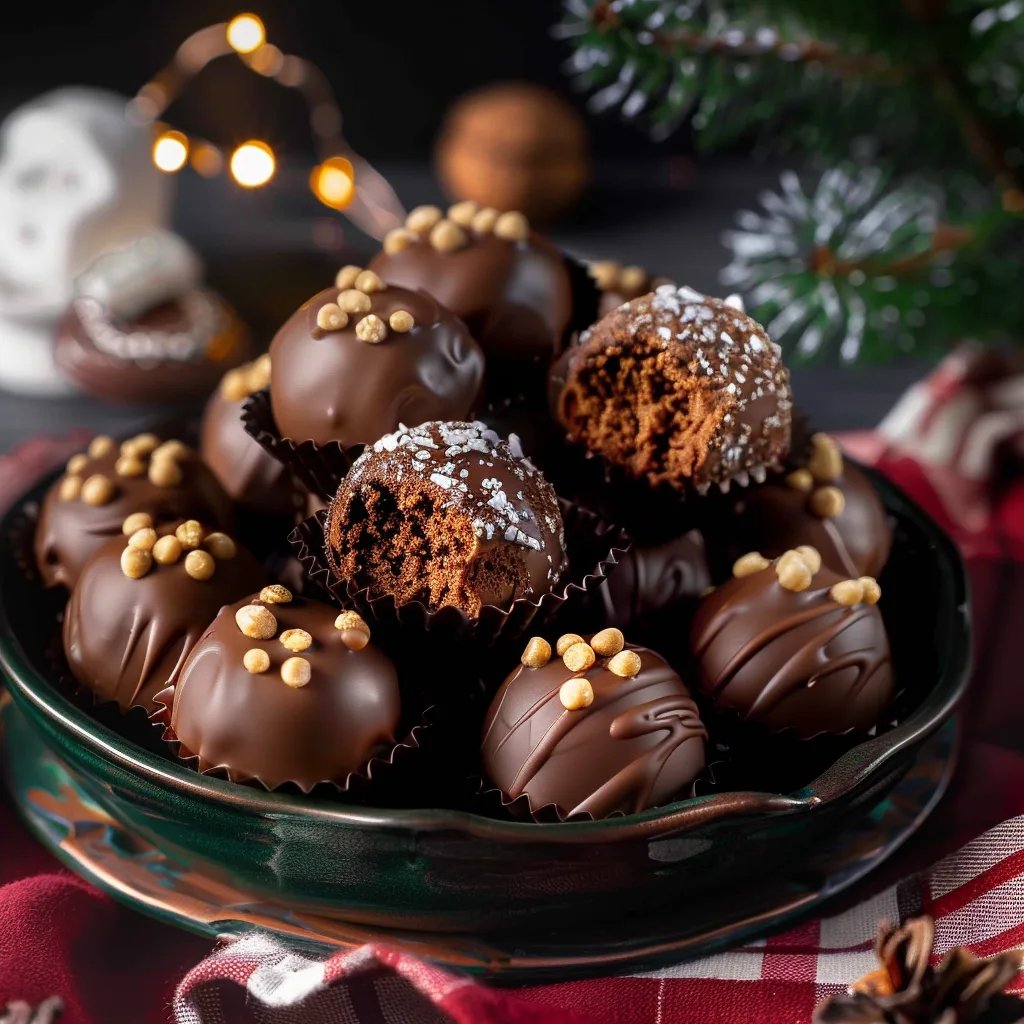 Spekulatius Kugeln - Pralinen für Weihnachten