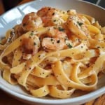 Krämig räkfettuccinepasta: Ett fantastiskt ultimat recept