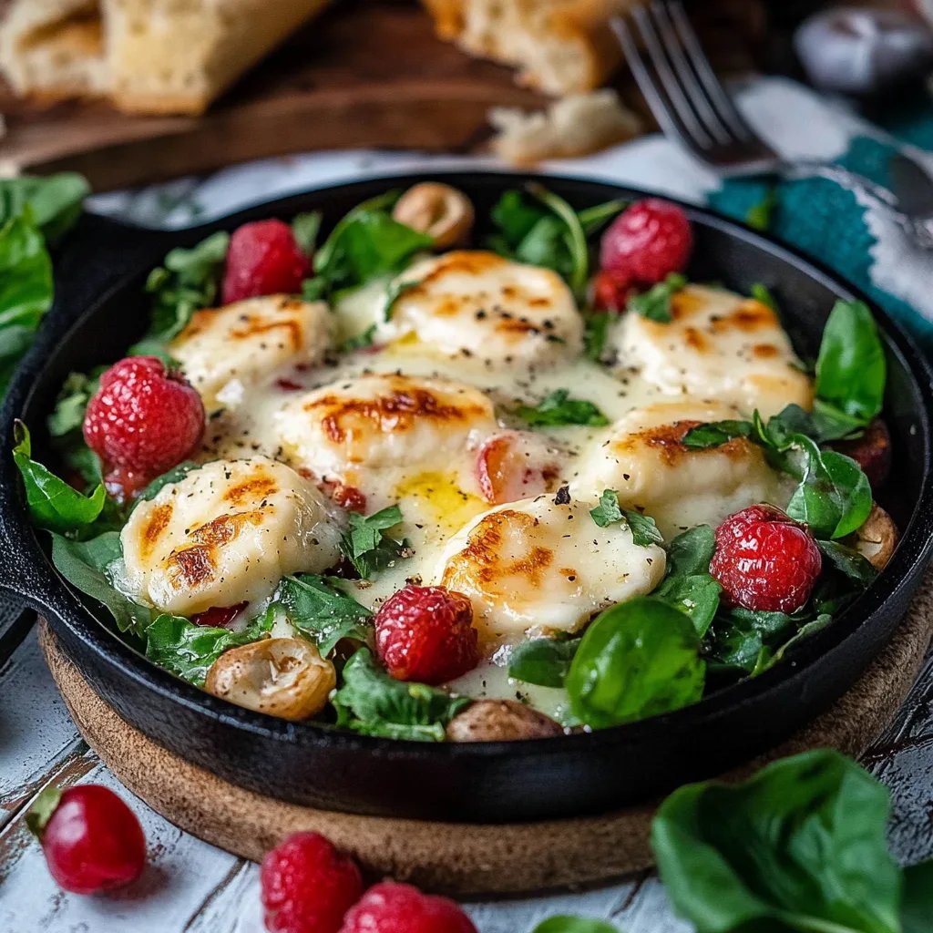Gratinierter Ziegenkäse aus der Heißluftfritteuse