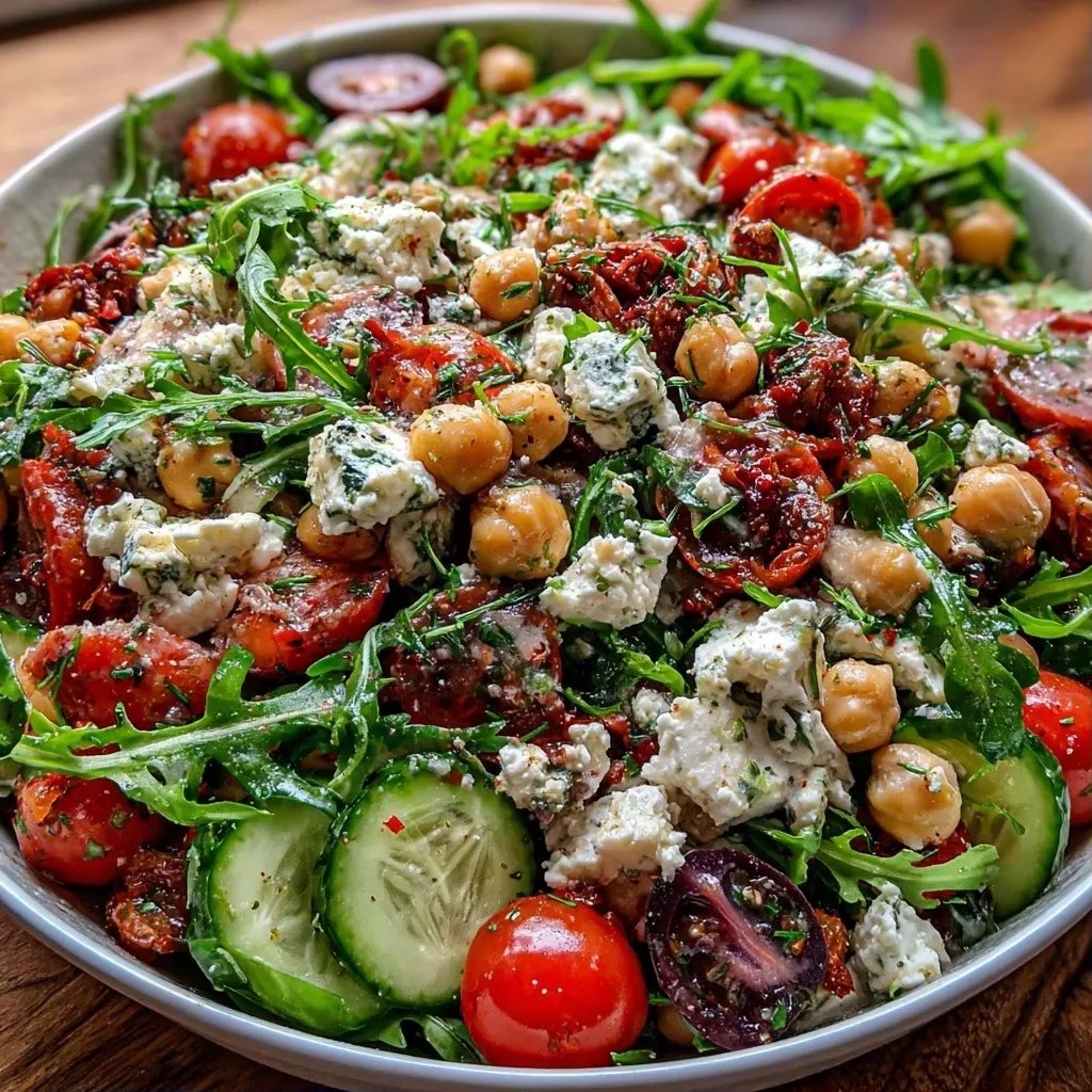 Kichererbse Feta Salat