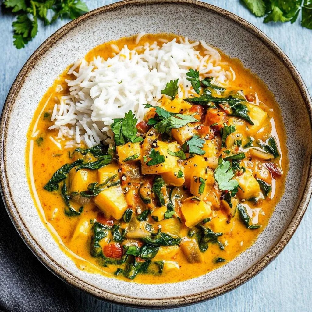 Süßkartoffel-Curry mit Spinat & Paprika: Ein Unglaubliches, Ultimatives Rezept für 4 Portionen