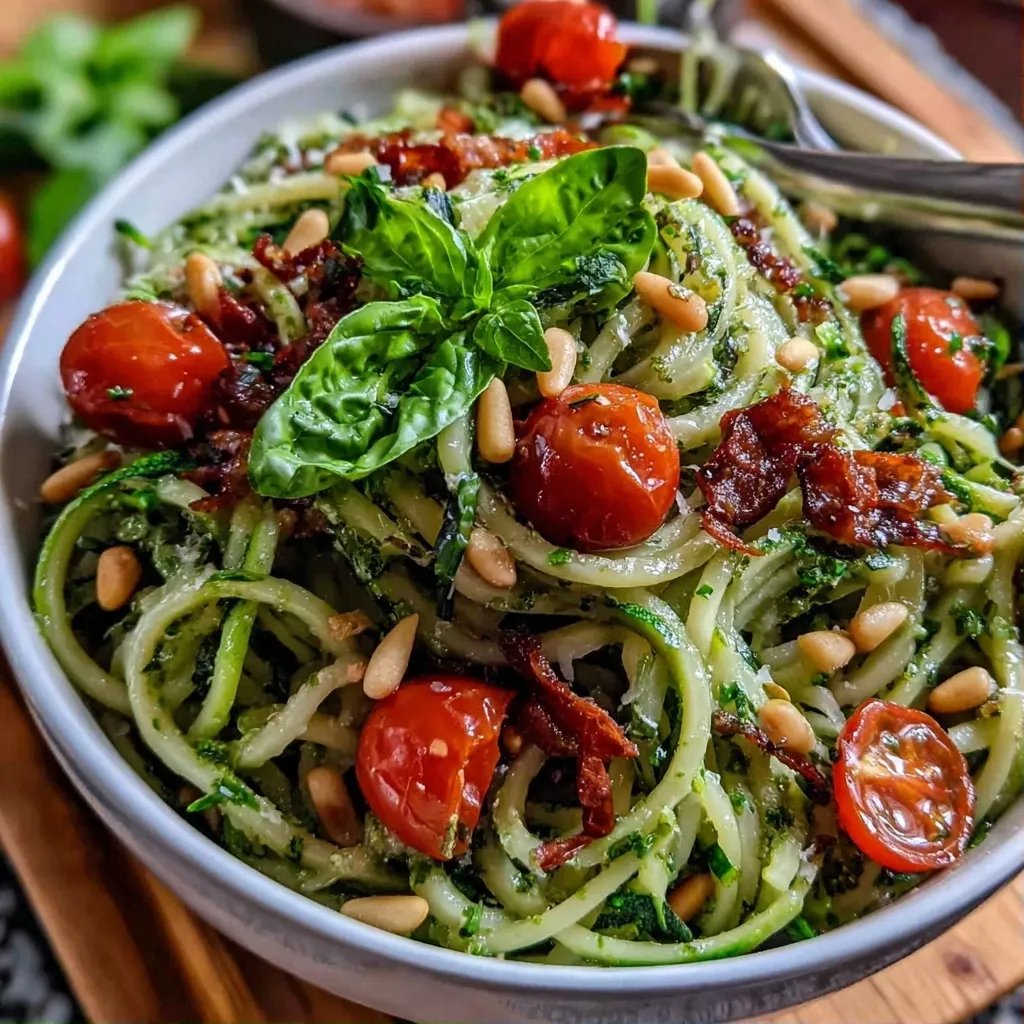 Zucchini Pesto Pasta
