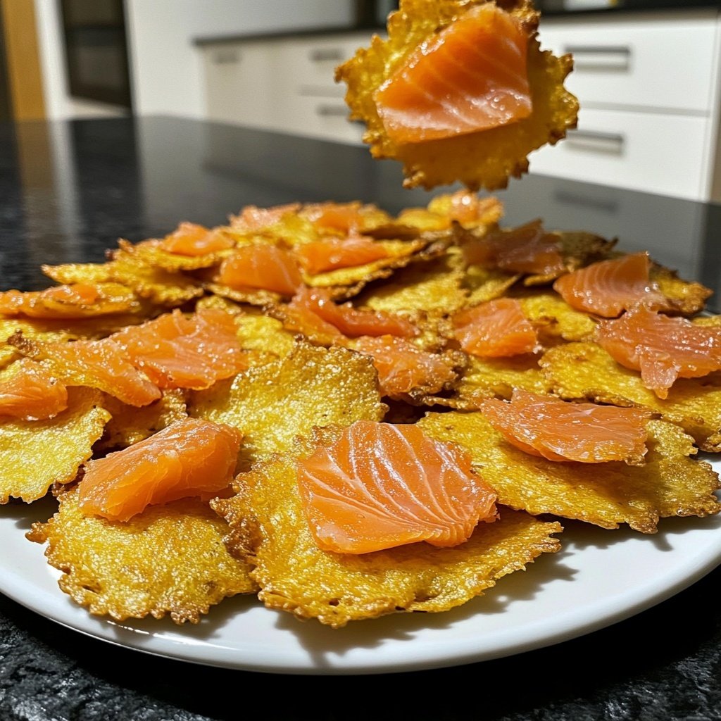 Kartoffelpuffer mit Lachs
