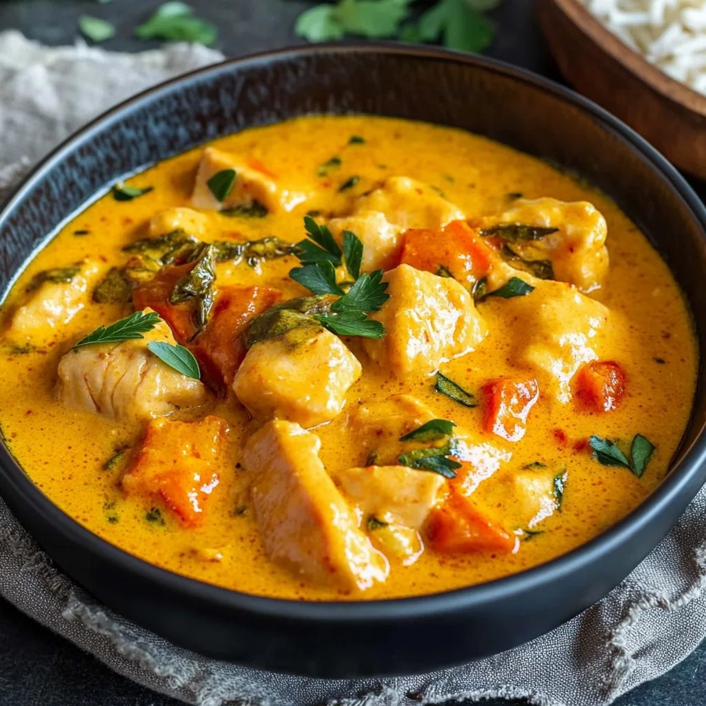 Kürbis-Curry mit Kokosmilch