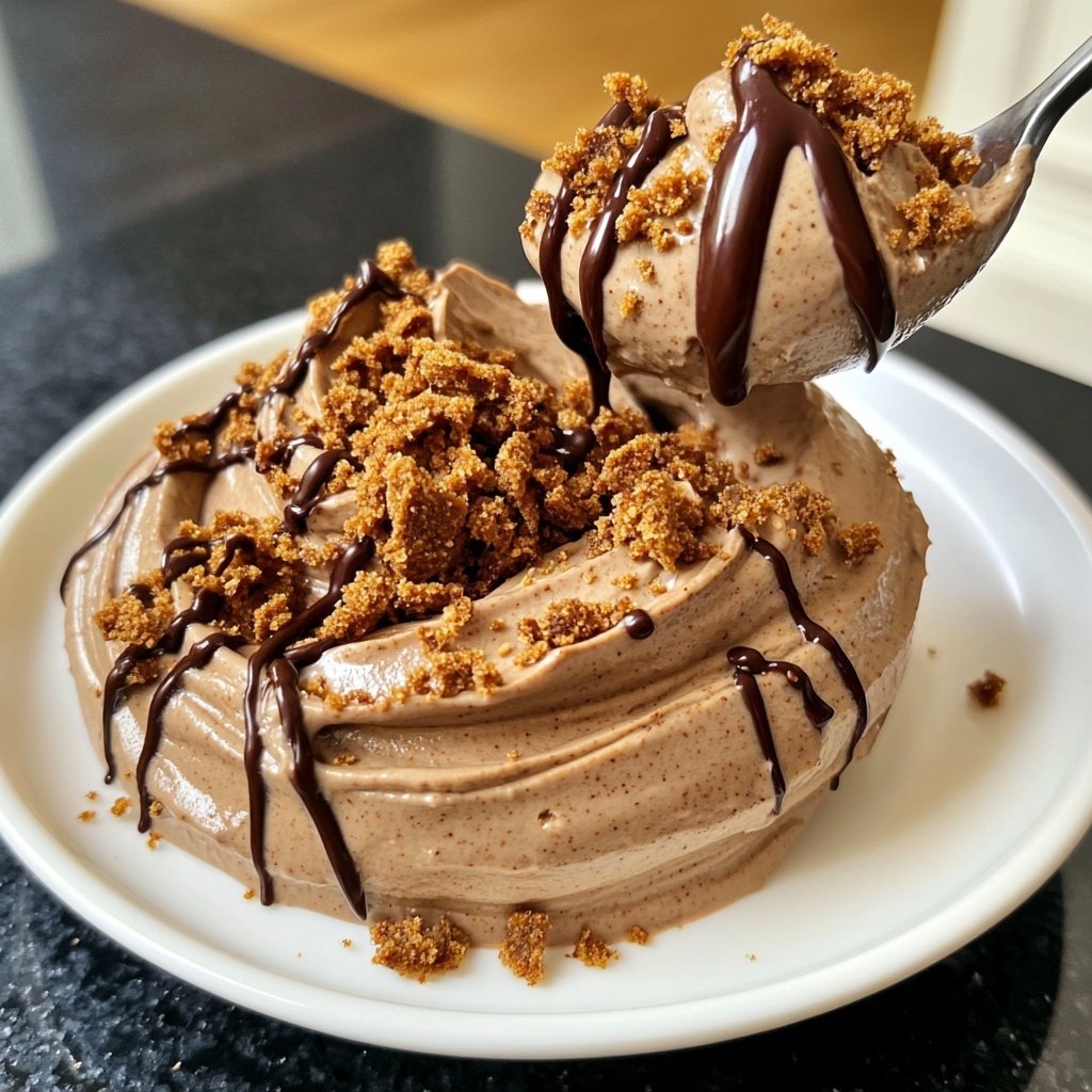 Schoko-Zimt-Mousse mit Lebkuchen-Crunch