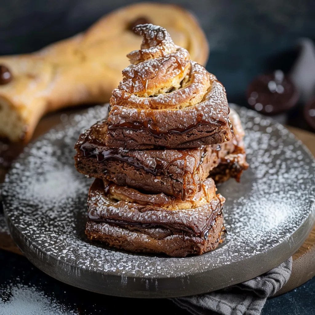 Blätterteig Tannenbäume