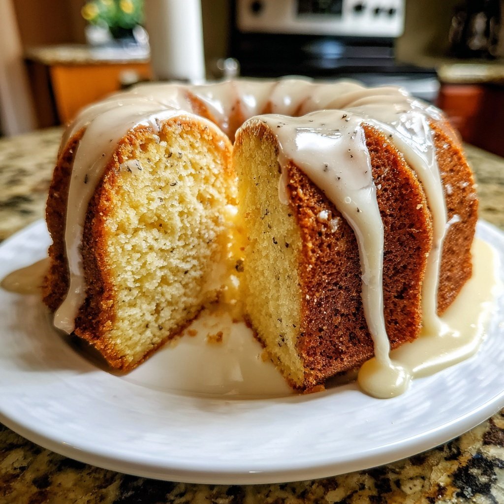 Saftiger Vanille-Bohnen-Kuchen