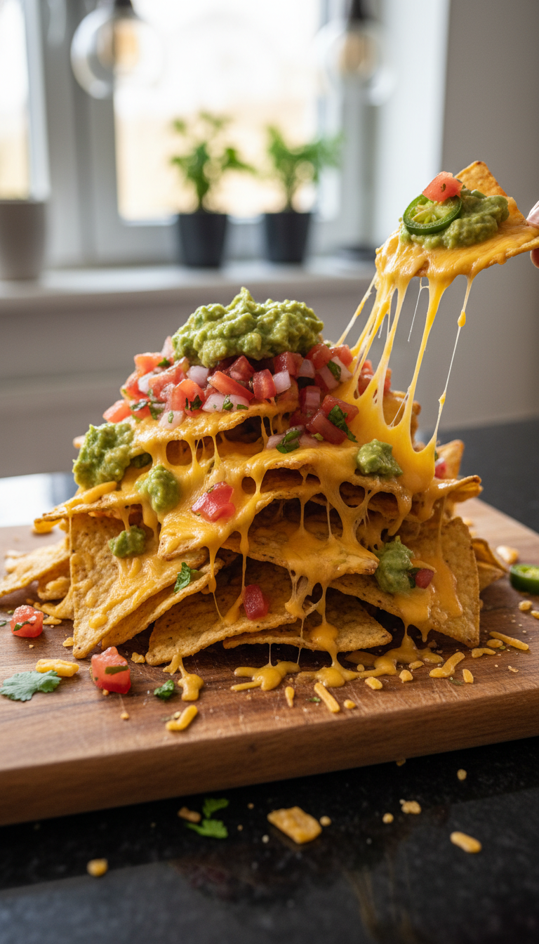 Voll Beladene Gemüse Nacho Türmchen​