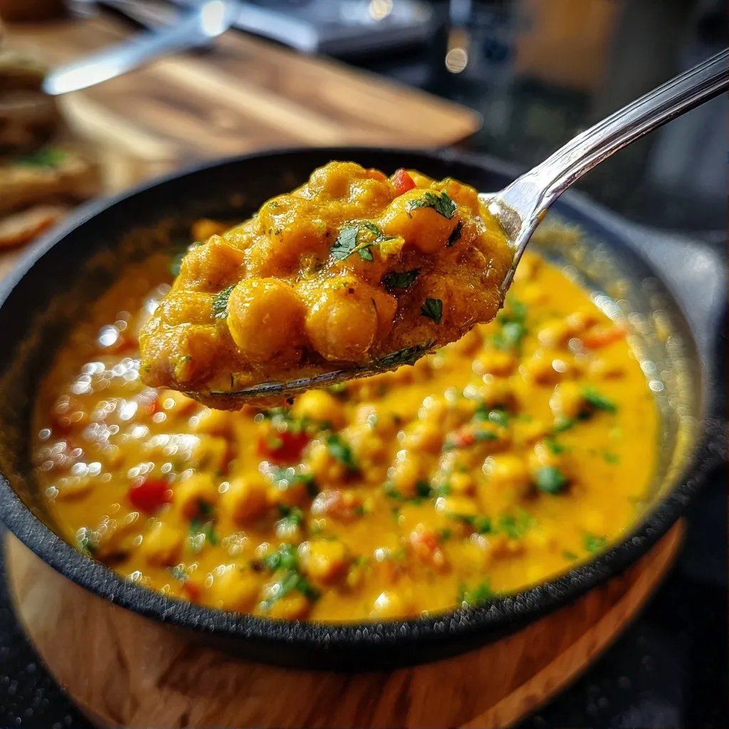 Kichererbsen Curry mild