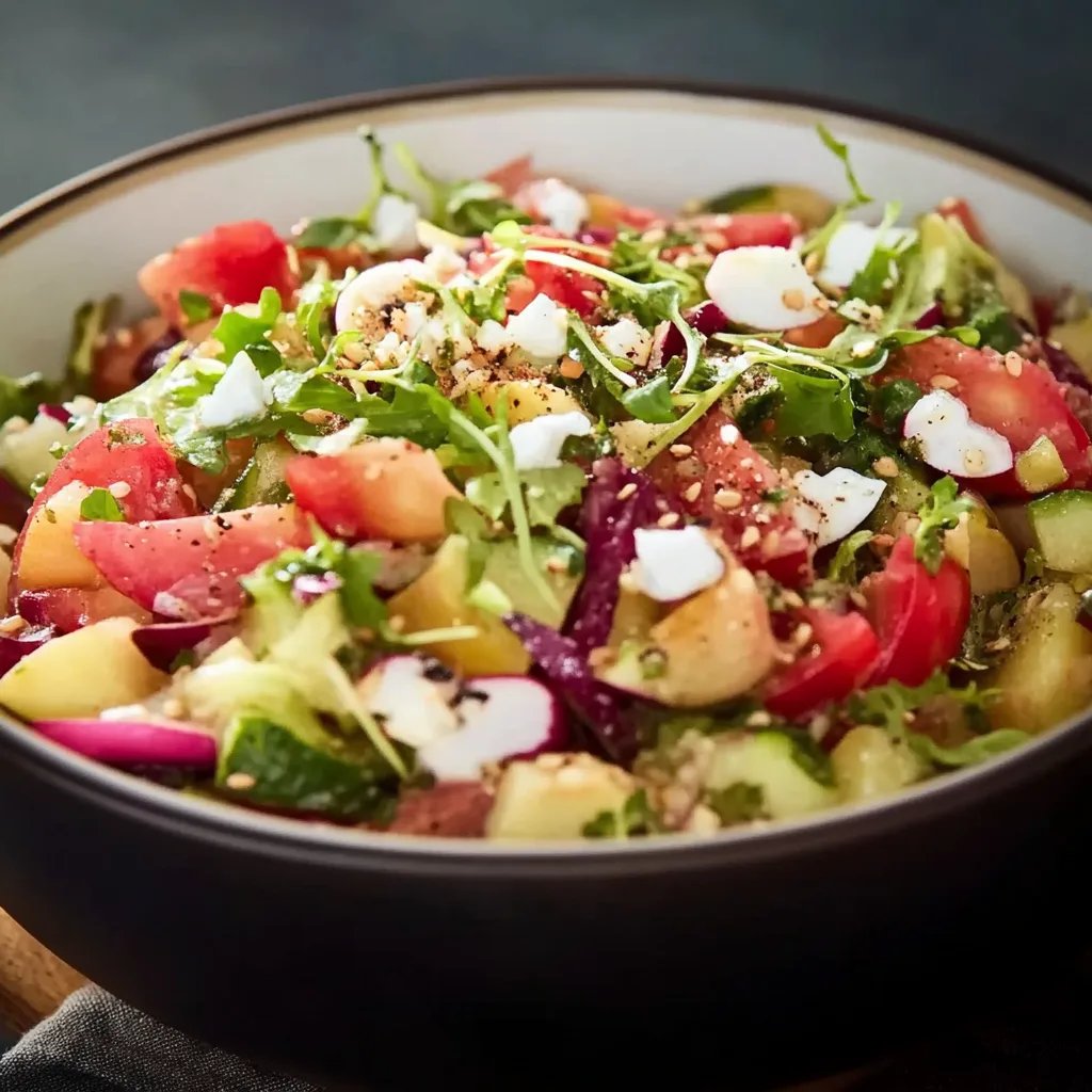 Rosenkohlsalat mit Hülsenfrüchten