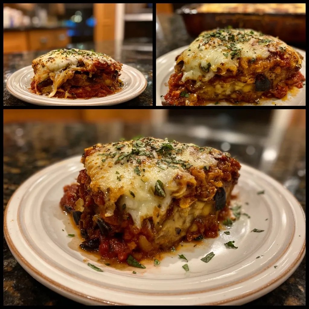 Auberginen Auflauf Parmesan