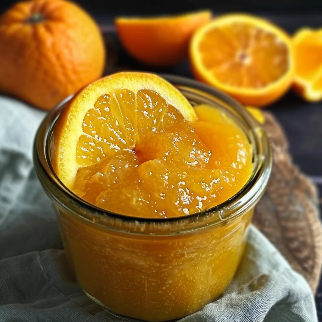 Orangenmarmelade nur leicht herb