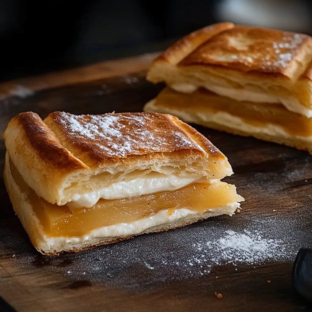 Blätterteig Apfeltaschen aus dem Sandwichmaker