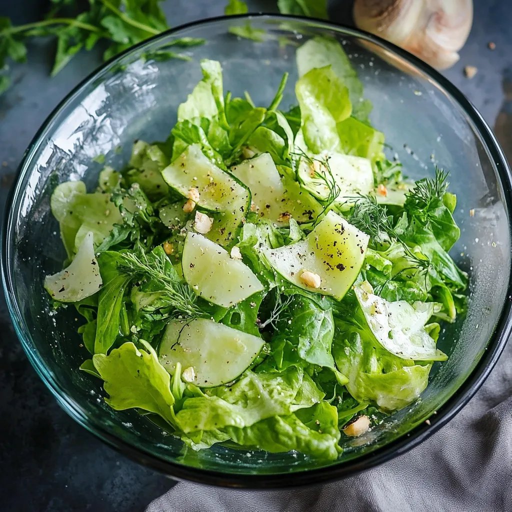 Grüner Salat mit einfachem Dressing: Ein Wunderbares Ultimatives Rezept