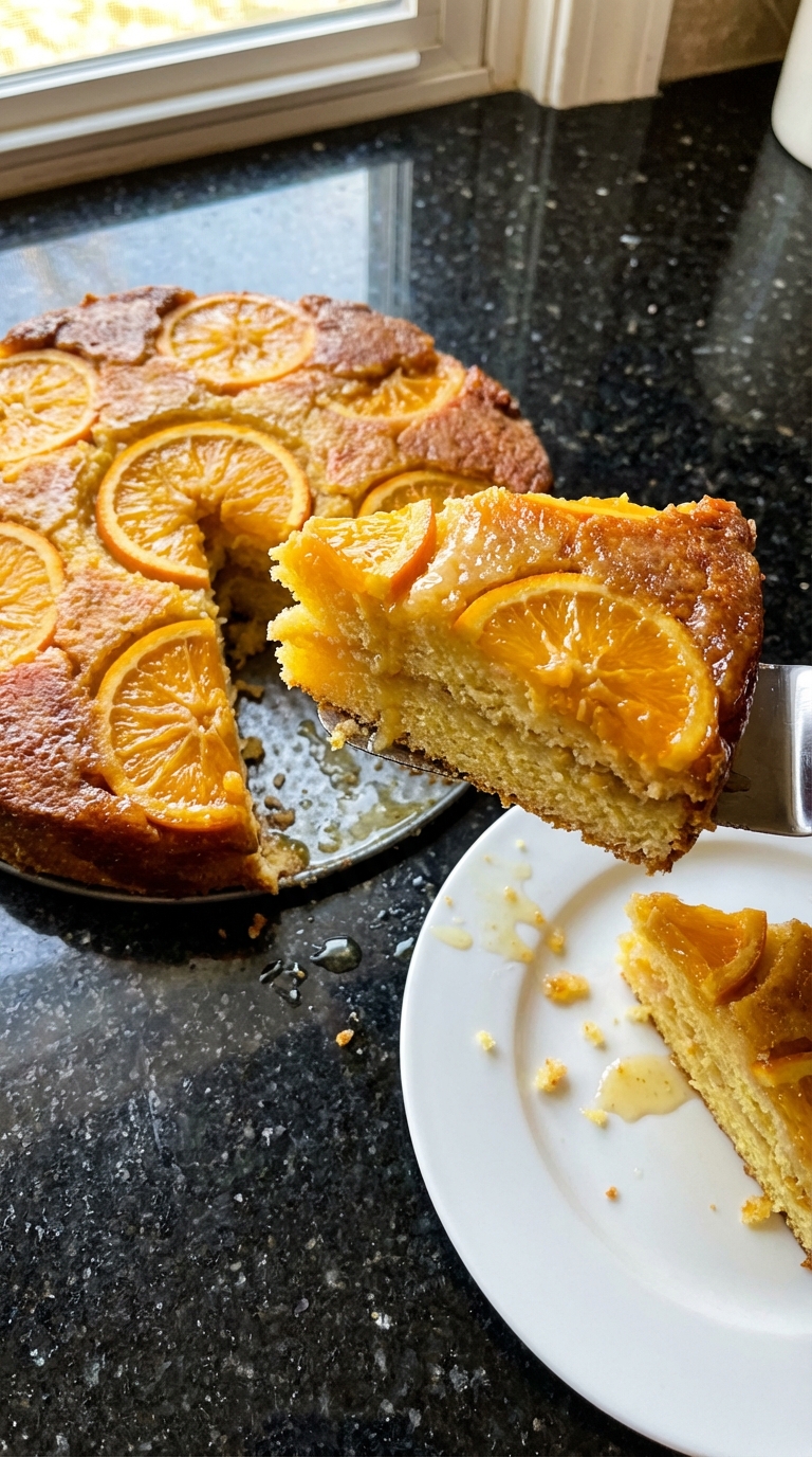 Limoncello Orangen Upside Down Kuchen