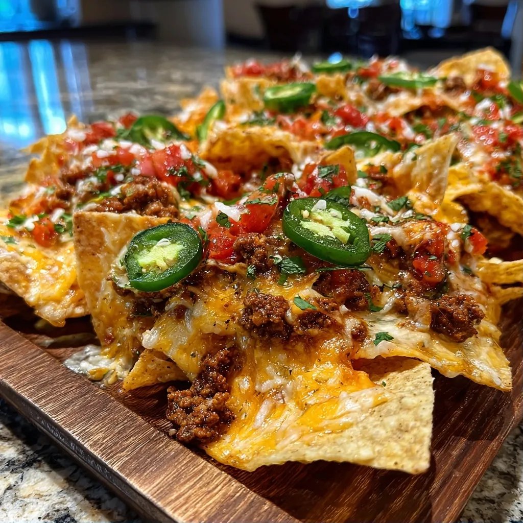 Loaded Nachos Mit Hackfleisch