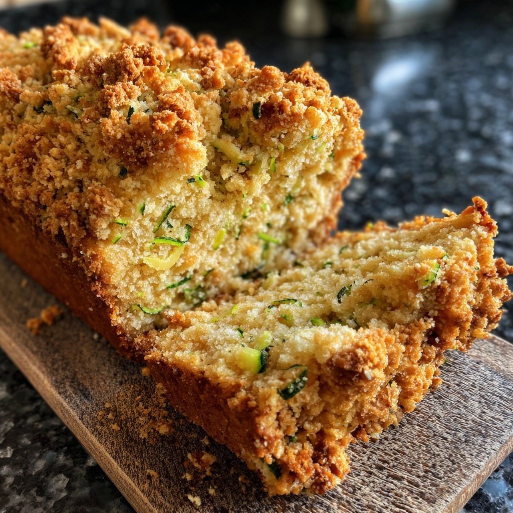 Zucchini Kürbis Streusel Brot