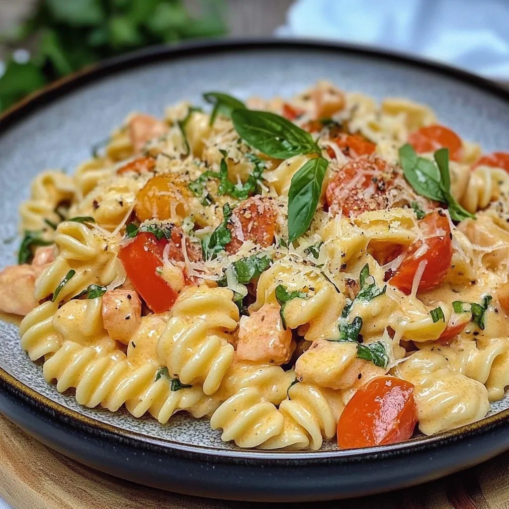 Favoritpasta med kyckling och krämig tomatsås: Ett fantastiskt ultimatum för pastaälskare!