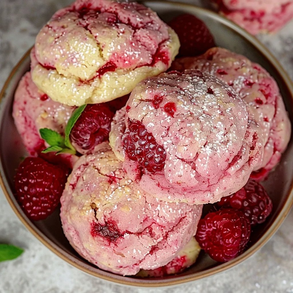 Zitronen-Himbeer-Kekse