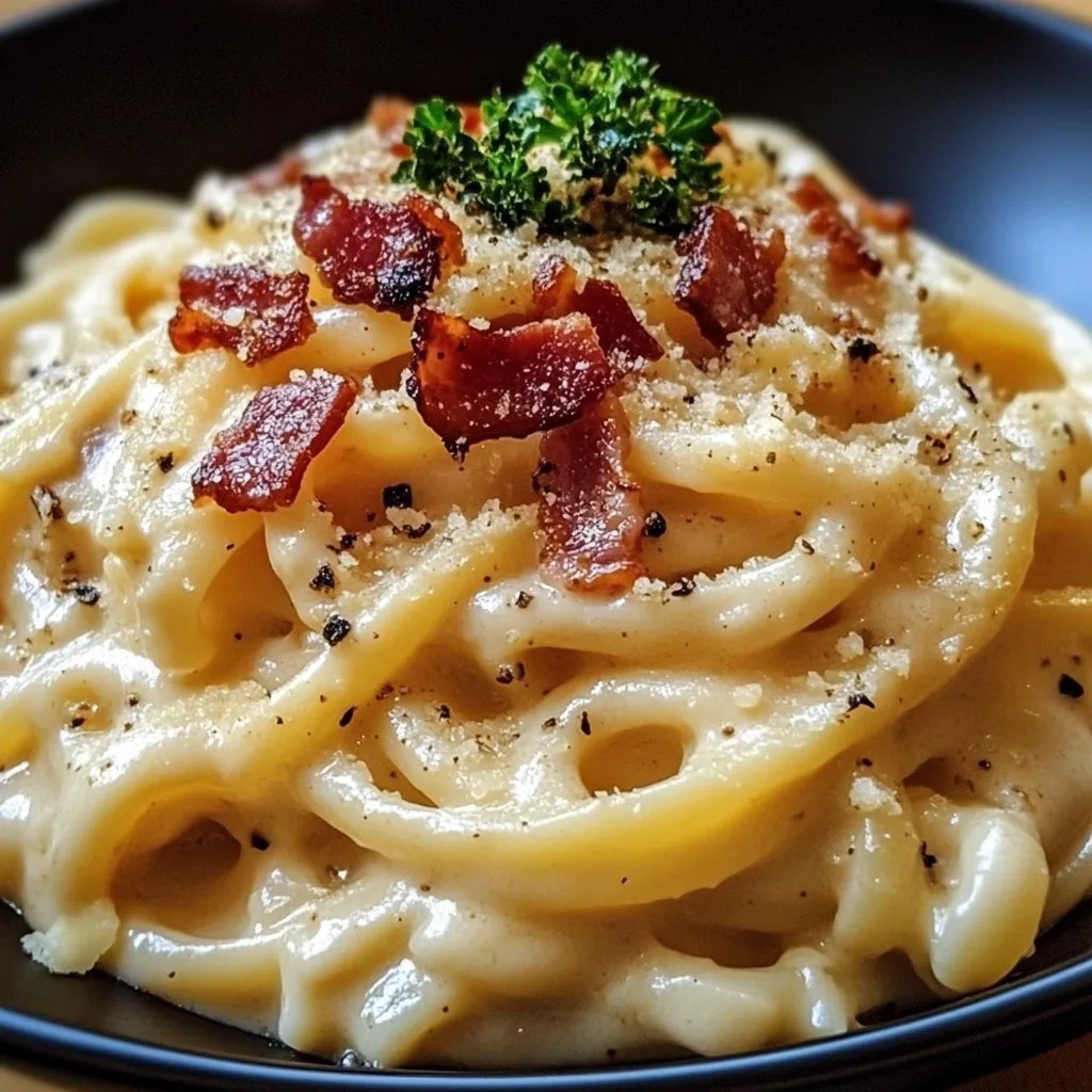 Krämig Pasta med Baconcarbonara: Ett fantastiskt ultimat recept