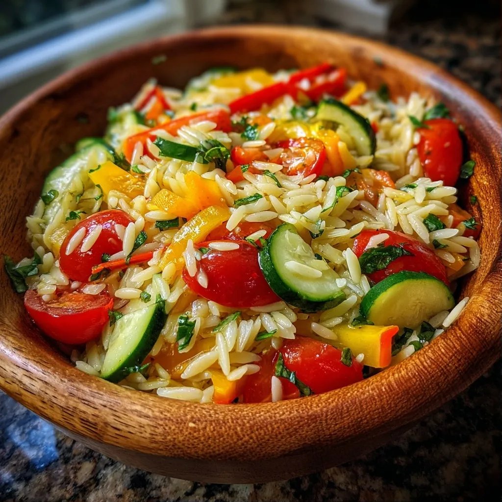 Orzo Gemüse Salat