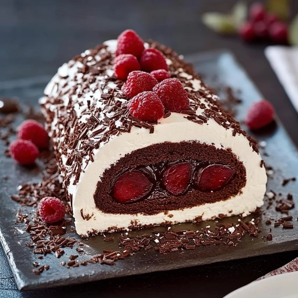 Schwarzwälder Kirsch-Rolle: Ein Unglaubliches Ultimatives Rezept für 5 Sinne