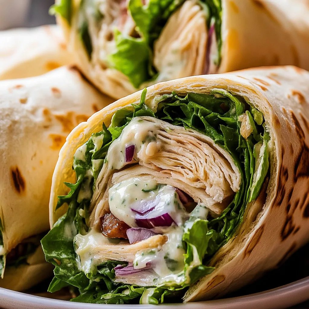 Smakrik Caesar kycklingwrap-delight: Ett underbart ultimat recept