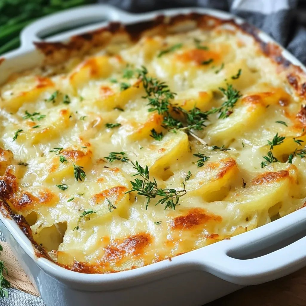 Kohlrabi-Auflauf mit Kartoffeln