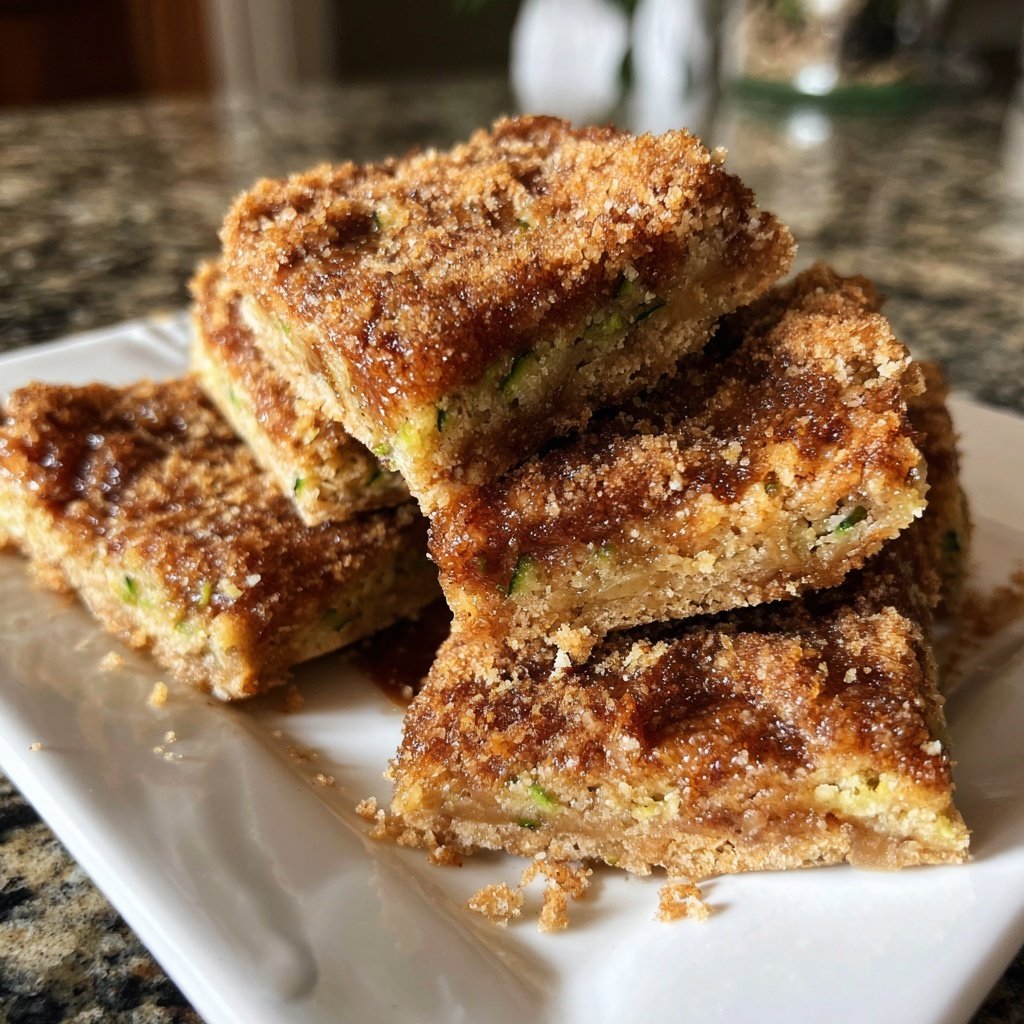 Zucchini Snickerdoodle Riegel
