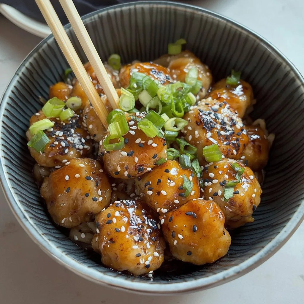 Asiatiska köttbullar i teriyakisås: Ett fantastiskt ultimata recept