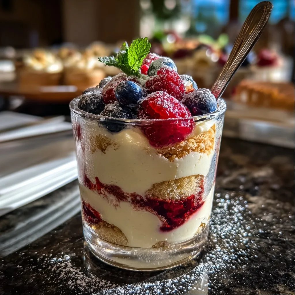 Beeren Tiramisu Im Glas