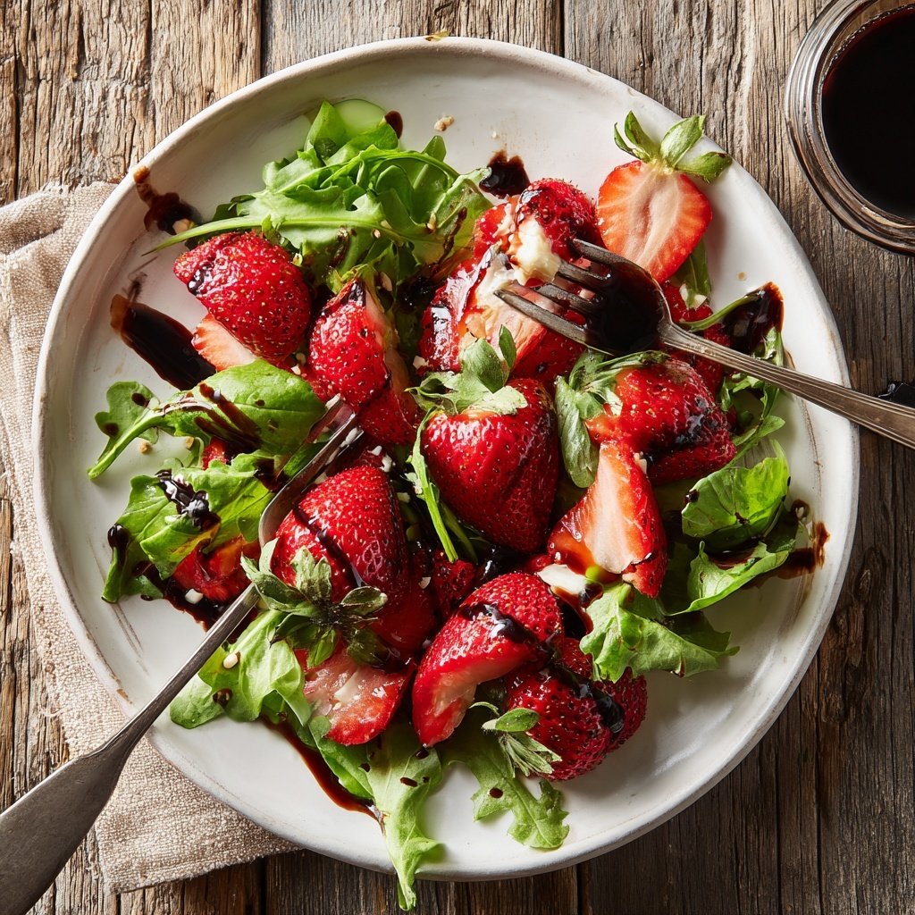 Refreshing Strawberry Balsamic Salad