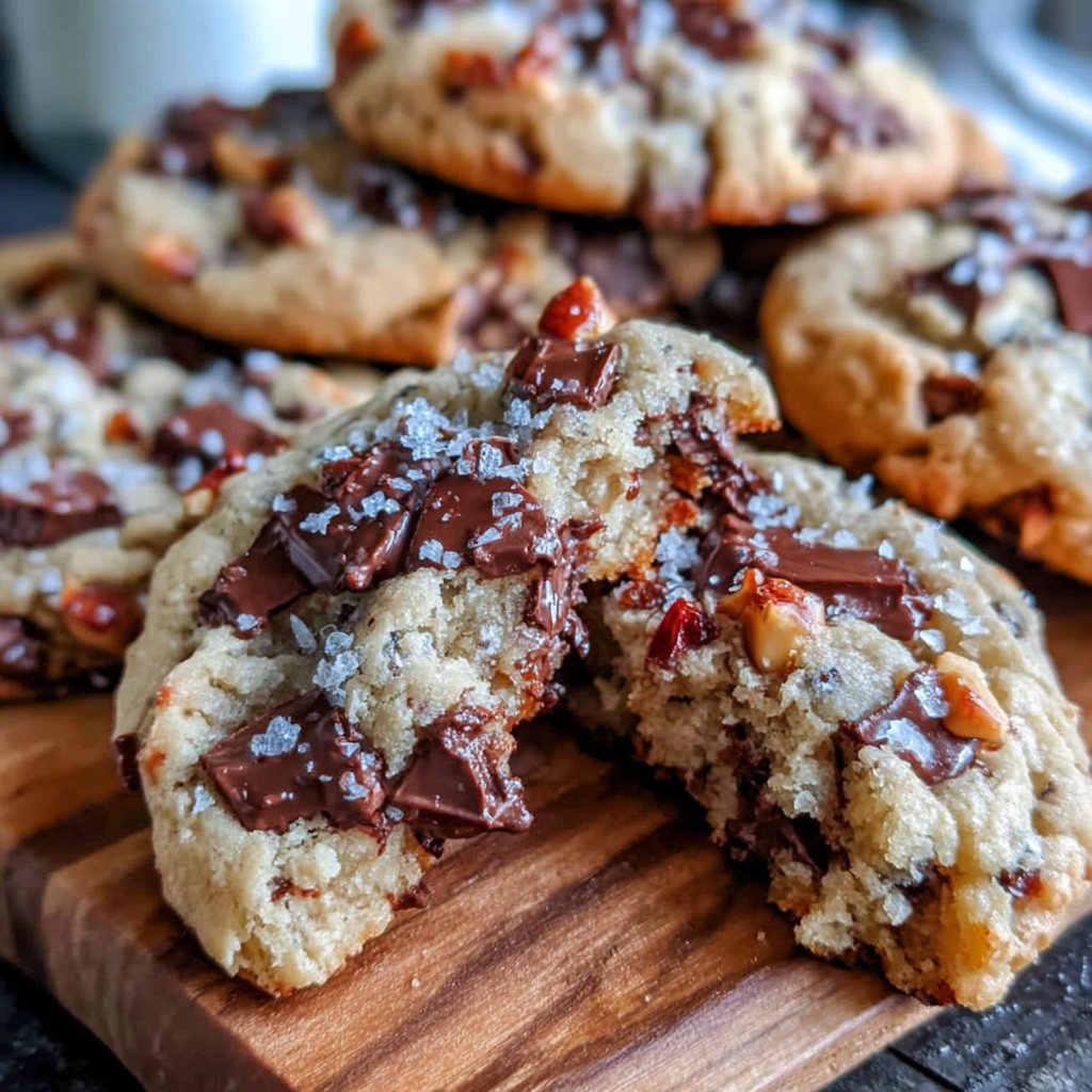 Schokoladen-Kekse mit Erdnüssen