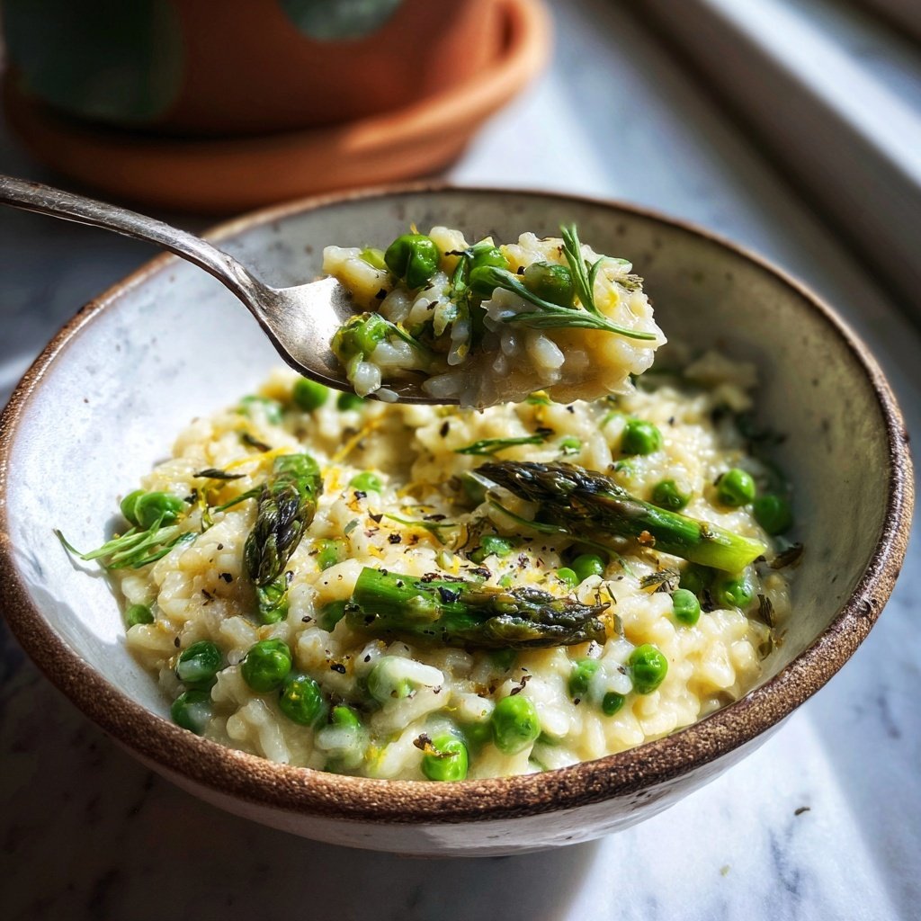 Herzhaftes Frühlingsrisotto