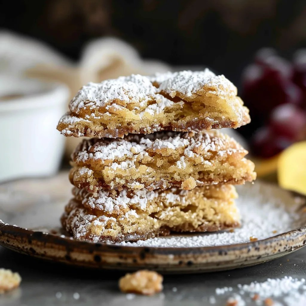 Zitronen-Crumble-Kekse