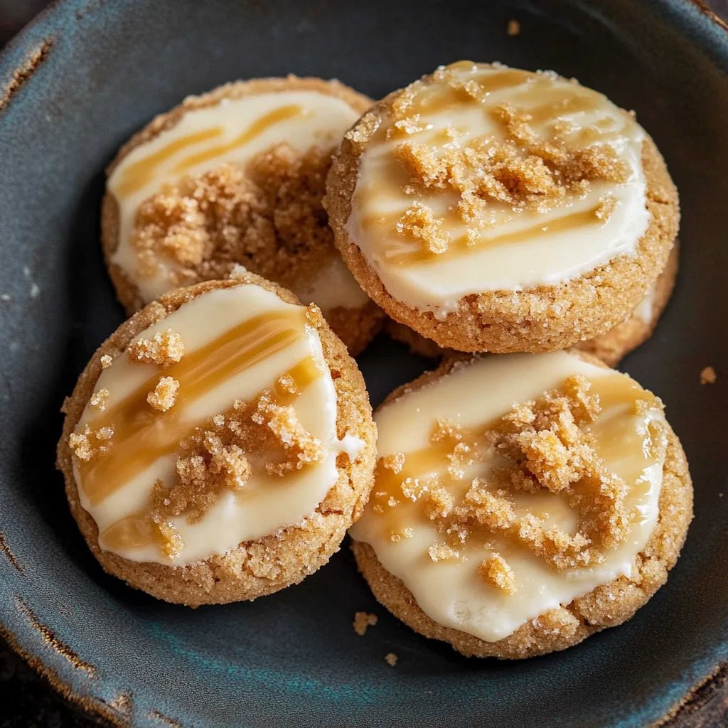 Crumbl Salted Caramel Cheesecake Cookies