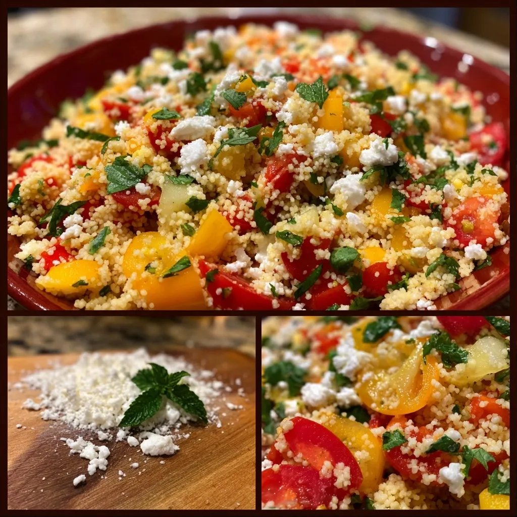 Mediterraner Couscous Salat