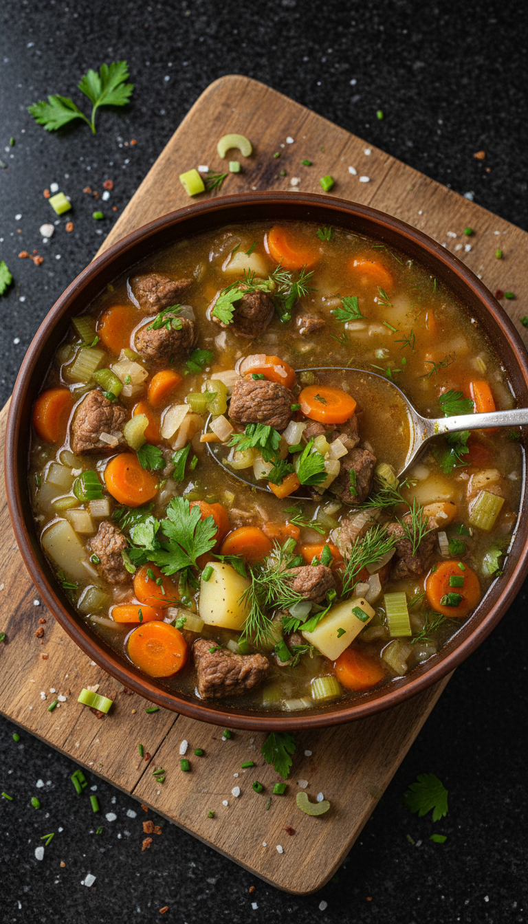 Gemüse Rind Suppe Mischung