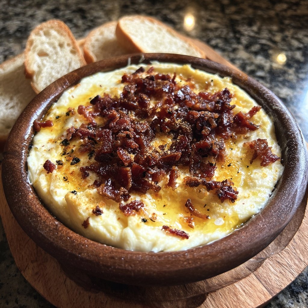 Köstliches Ahorn Speck Fondue