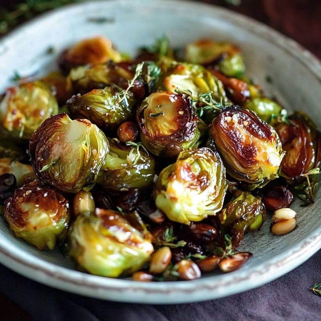 Gerösteter Rosenkohl mit Mazzetti L‘originale