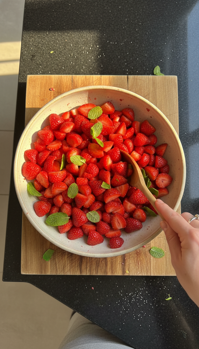 Sonnengereifter Erdbeer Salat​