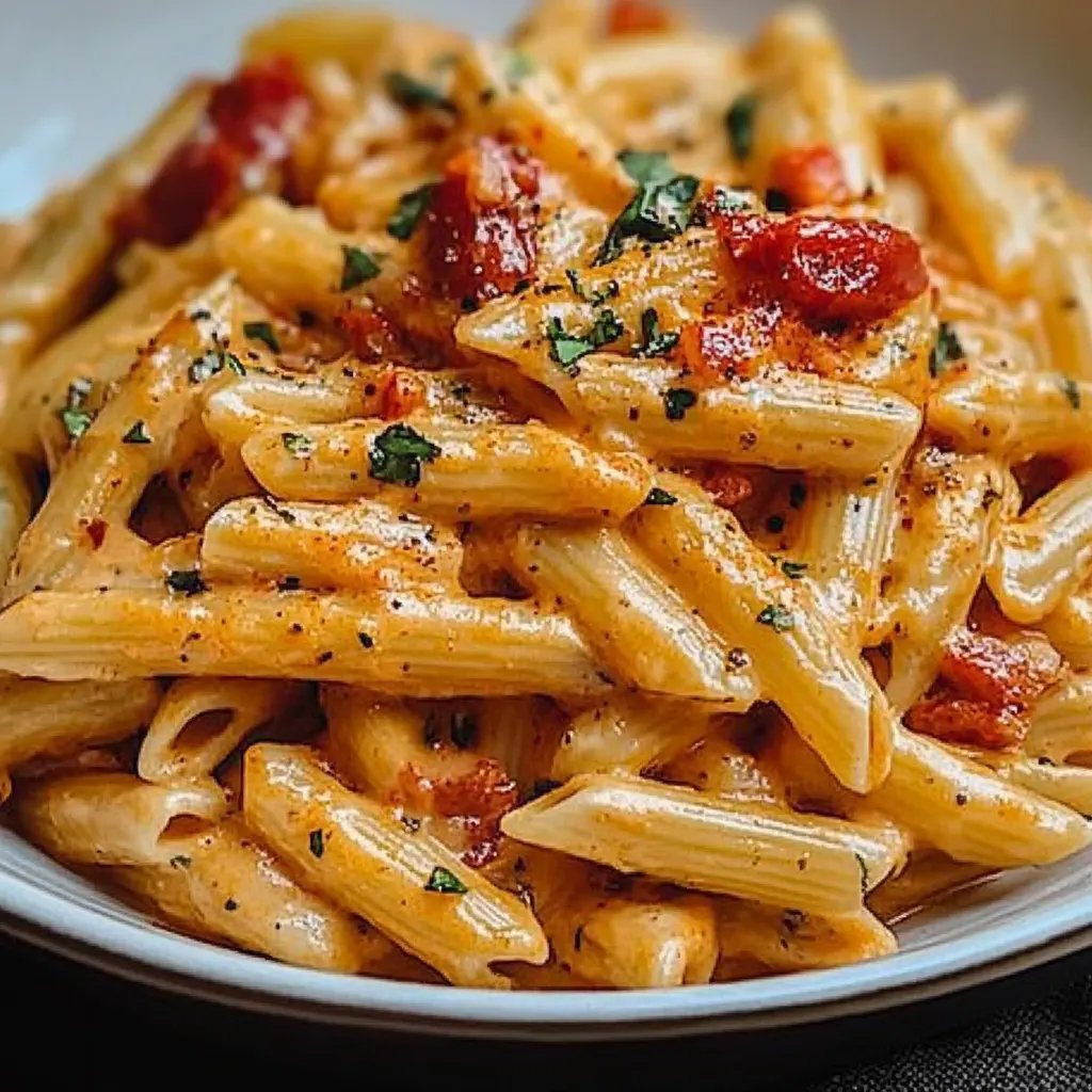 Krämig pasta med rostad röd paprika: Ett underbart ultimat recept