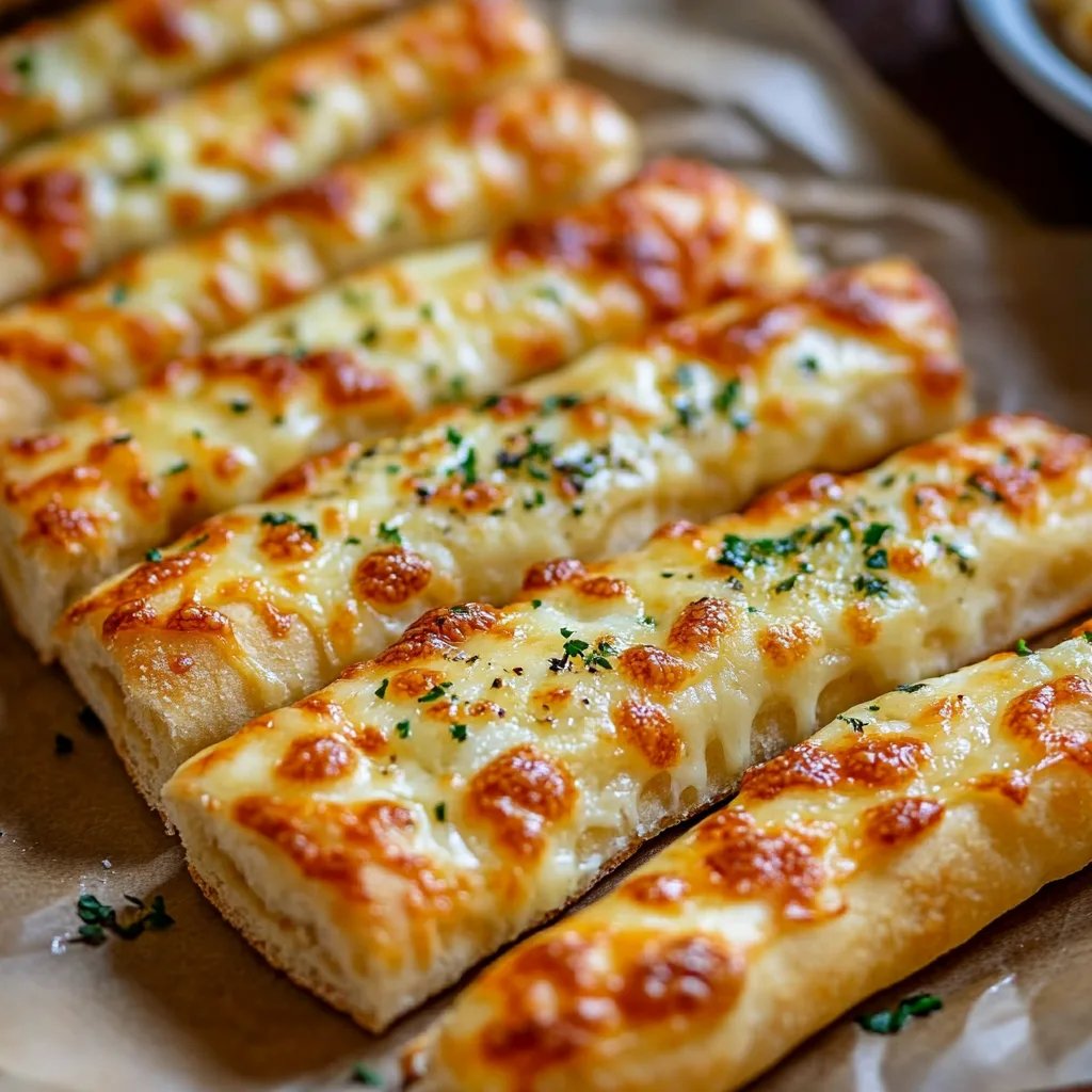 Hausgemachte Käse-Knoblauch-Stangen