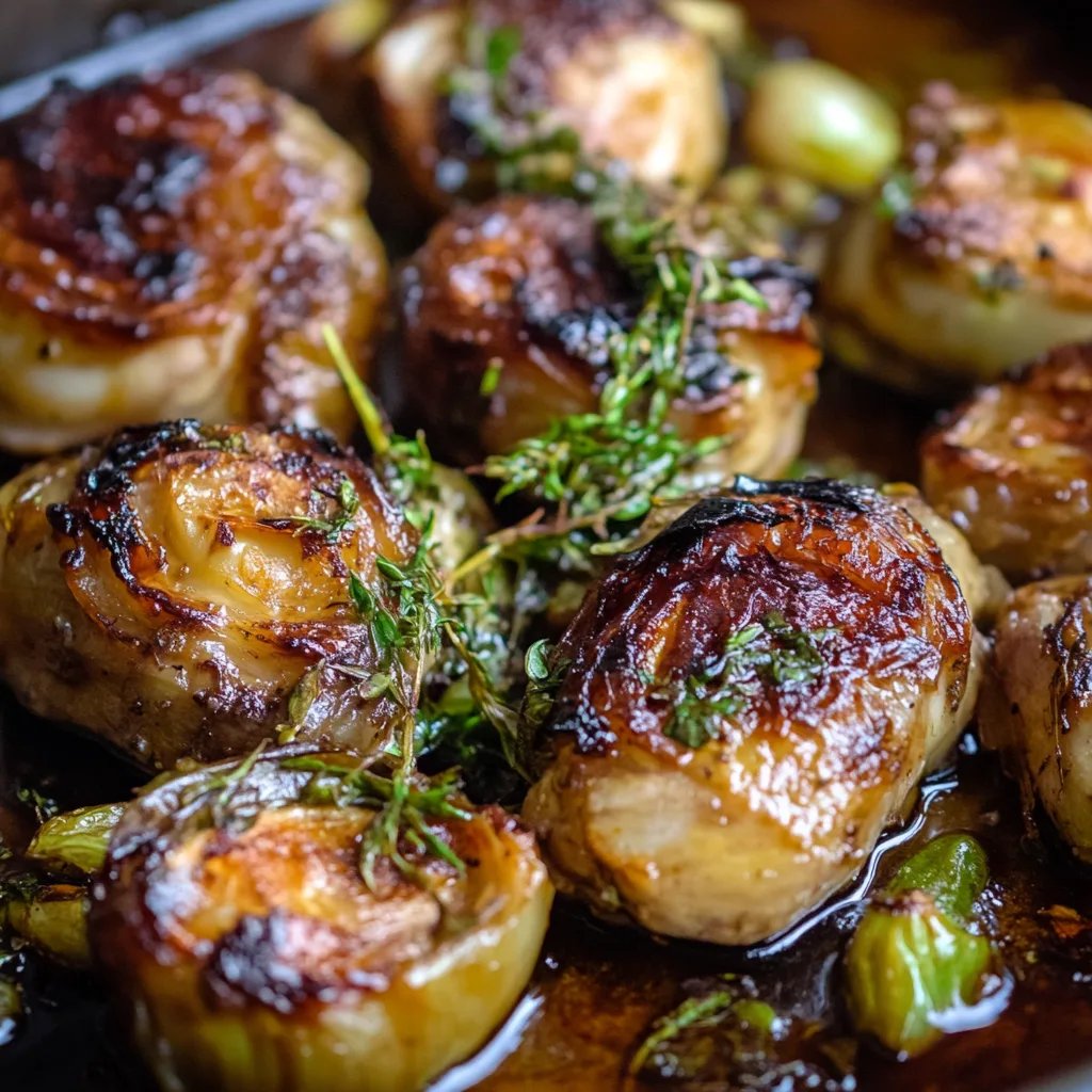Herbstlicher Rosenkohl aus dem Backofen