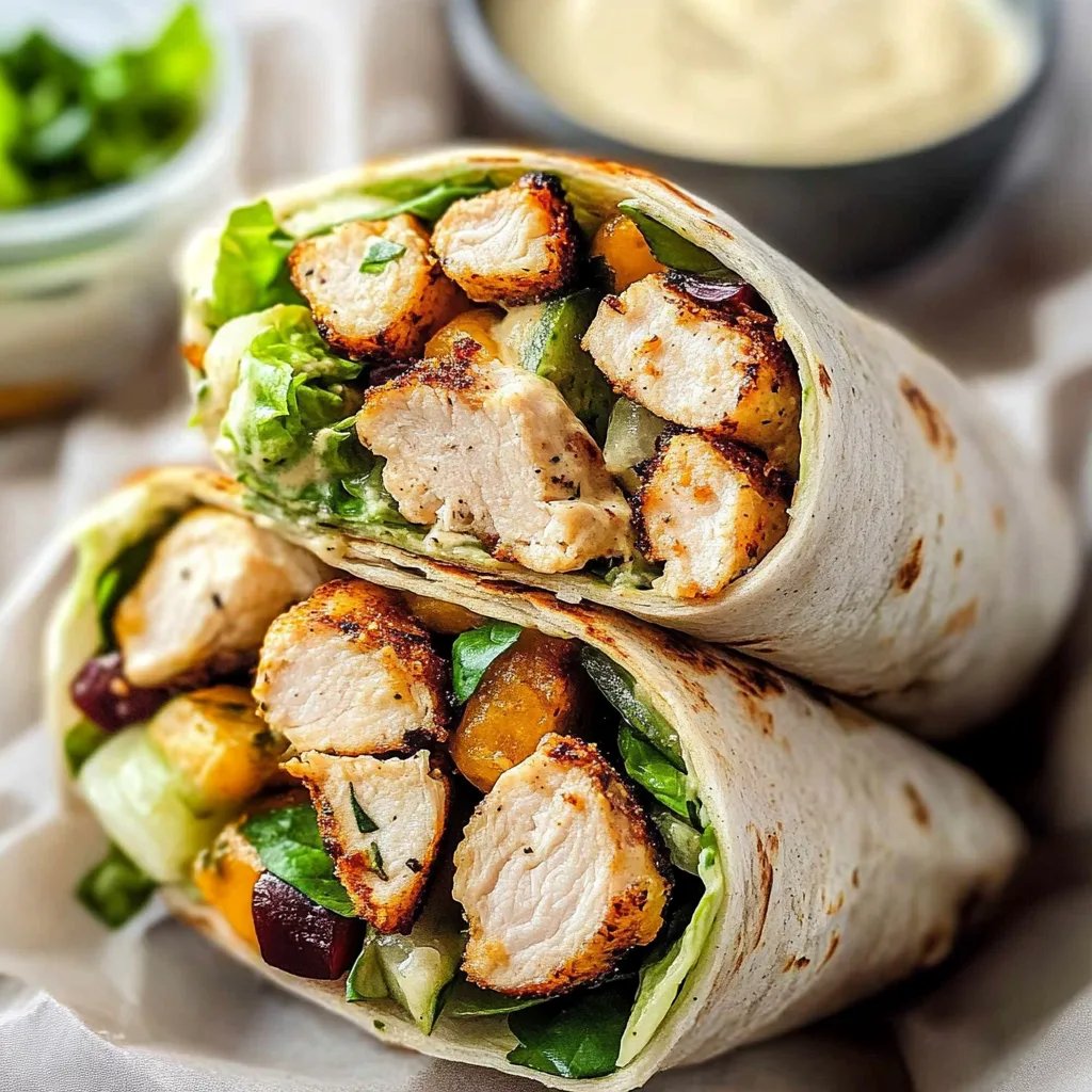 Kyckling Caesar Wrap: Ett fantastiskt ultimat recept